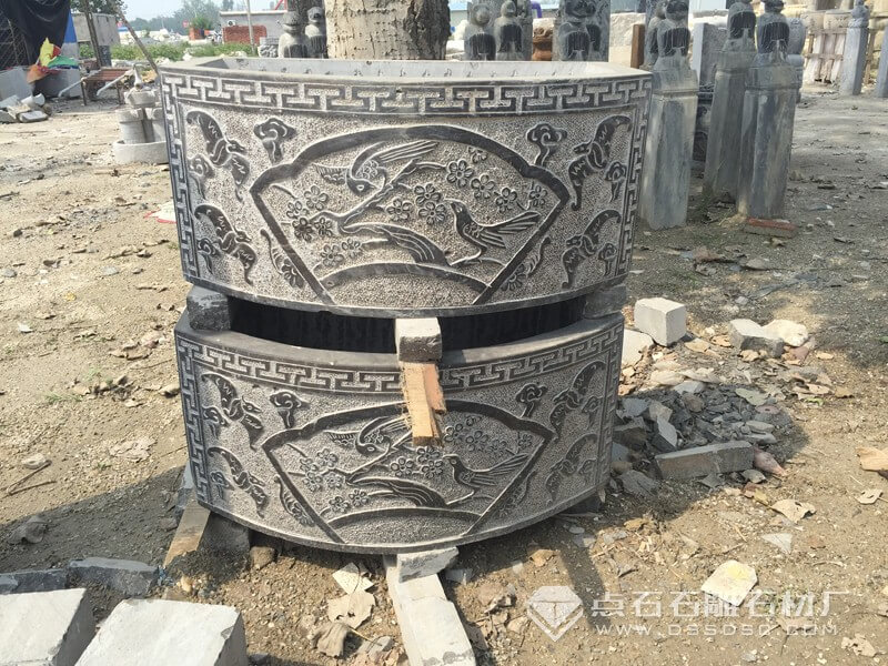 仿古石缸 半圓石缸