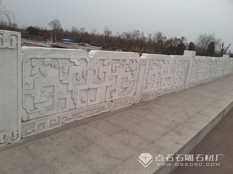 漢白玉欄桿 石質河道護欄