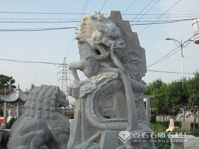 石雕龍 青石