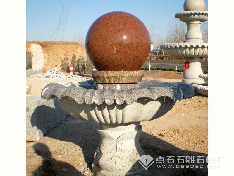 噴泉風(fēng)水球 將軍紅風(fēng)水球