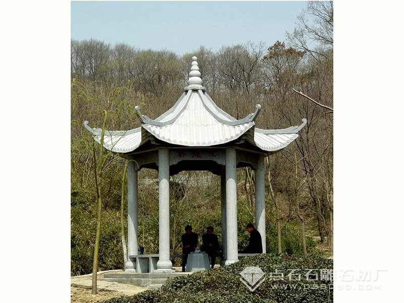 石亭子 青石單層石亭