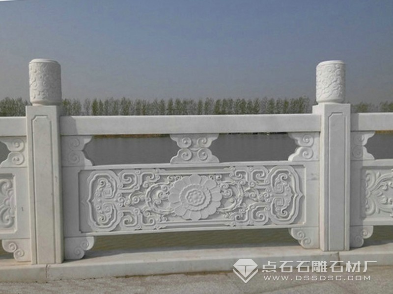 漢白玉欄桿 河道欄板