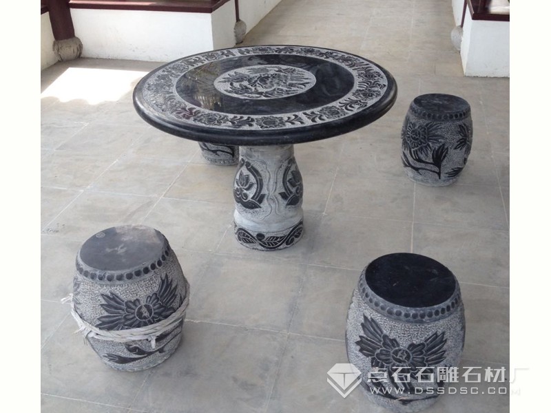 石桌 仿古石桌  仿古圓桌