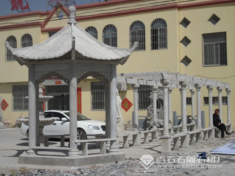 草白玉長(zhǎng)廊 涼亭