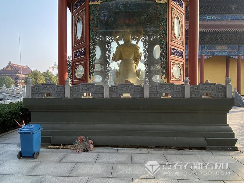 寺廟佛臺青石欄桿