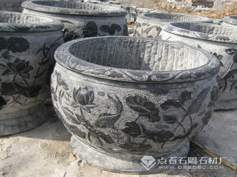 石雕魚缸 石雕魚缸