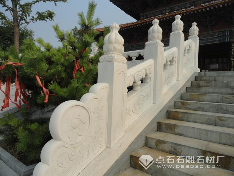 漢白玉石雕欄桿